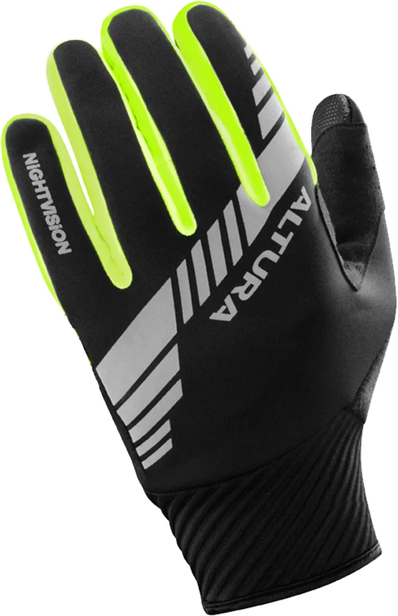 Altura Nightvision 3 Windproof Gloves Hi-Viz Black/Yellow