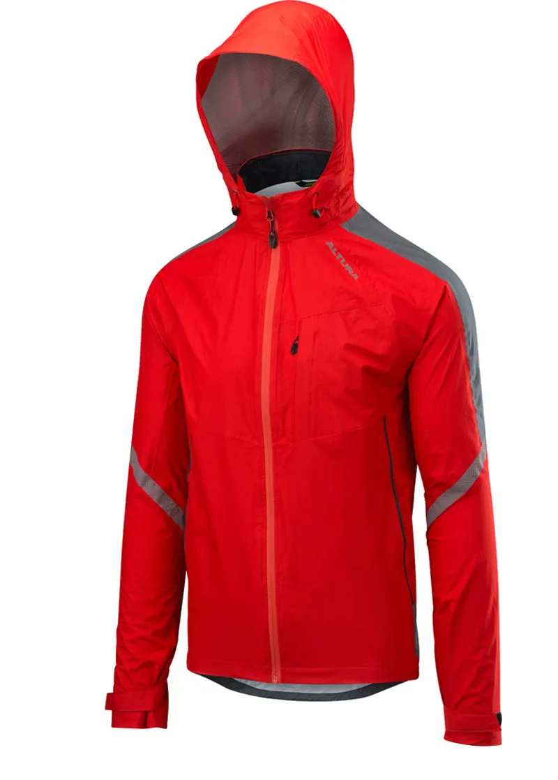 Altura Nightvision Cyclone Waterproof Jacket Red
