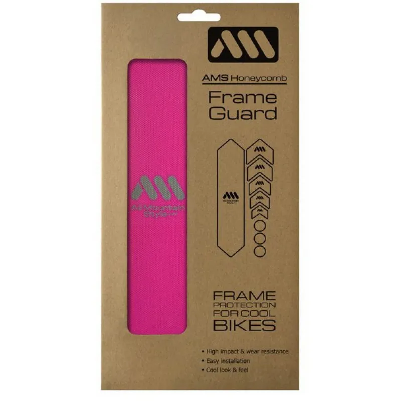 All Mountain Style Honeycomb Frame Protection Kit Pink