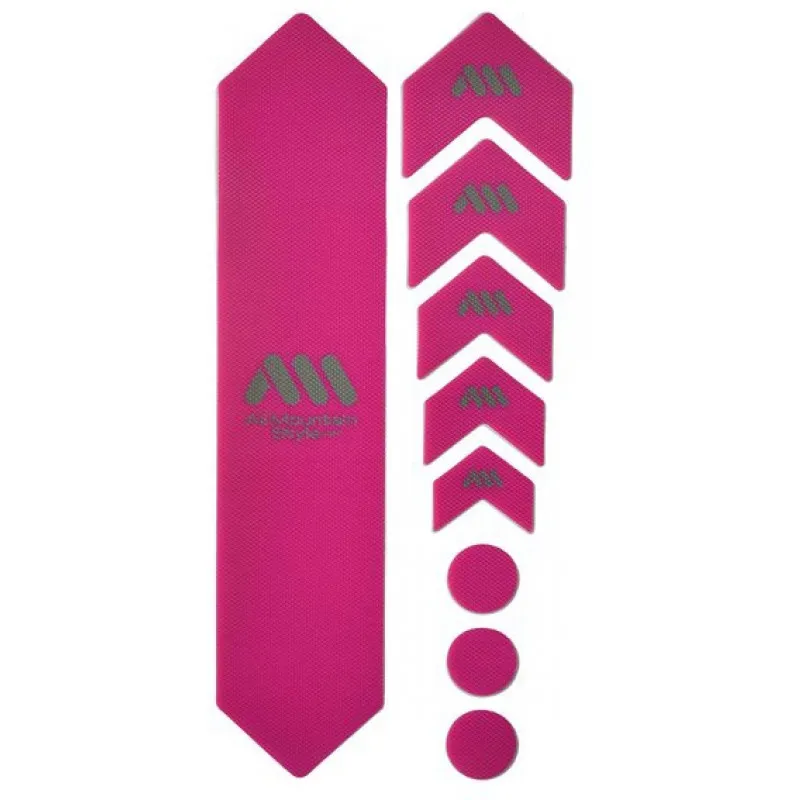 All Mountain Style Honeycomb Frame Protection Kit Pink-1