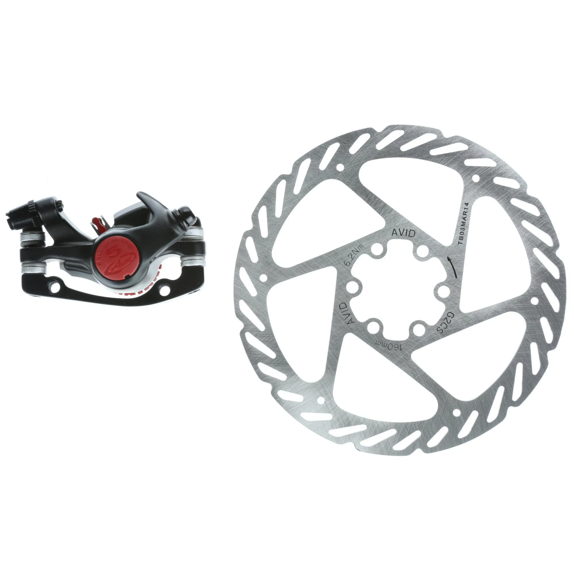 Avid BB5 MTB 160mm Disc Brake with G2CS Rotor Front or Rear