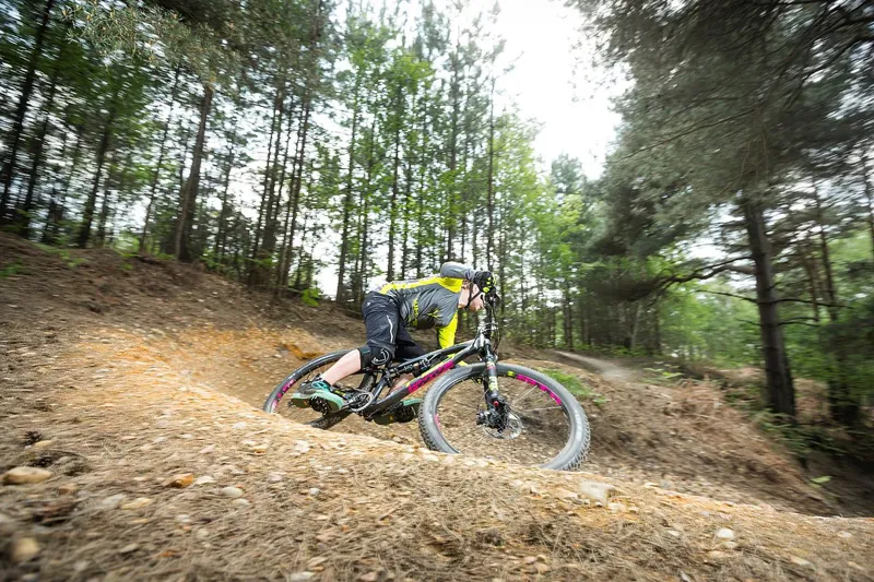 Whyte T130 RS 650b Mountain Bike 2017 Granite/Lime/Magenta-4