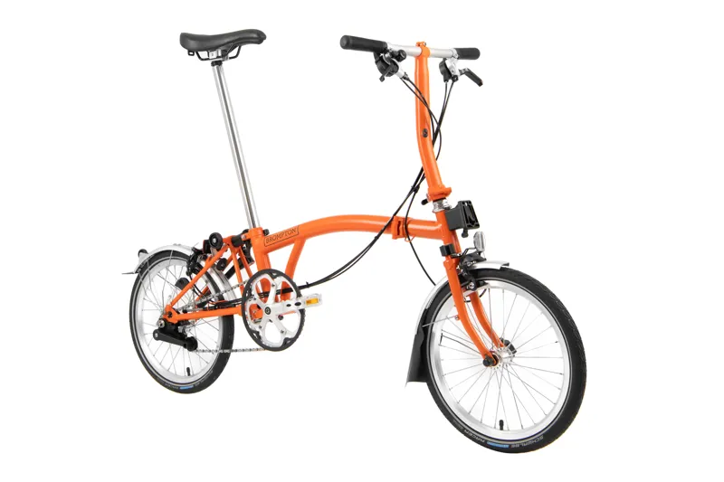 Brompton S6L Folding Bike 2021 Orange-1