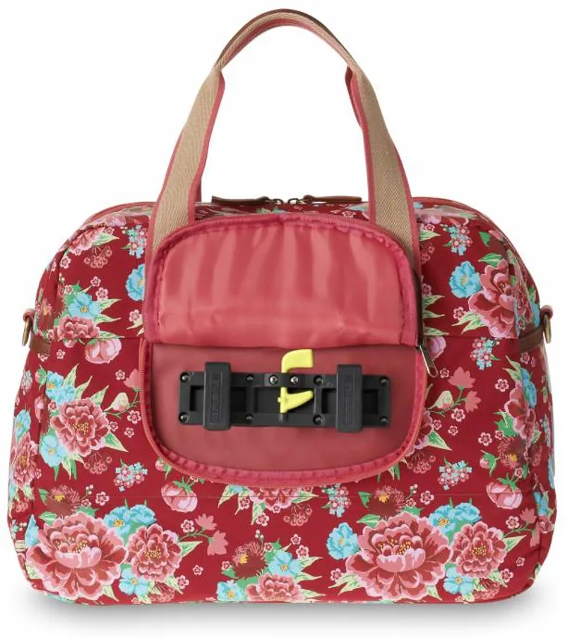 Basil Bloom Carry All Bag Red/Flowers-1