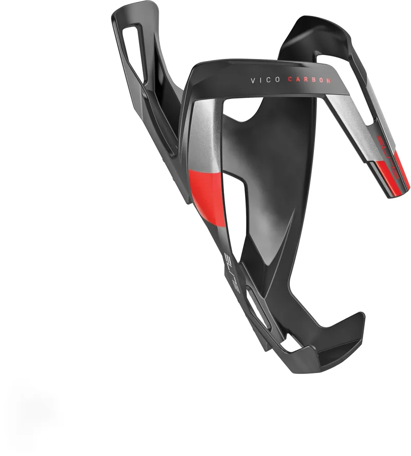 Elite Vico Carbon Bottle Cage Matte Black/Red