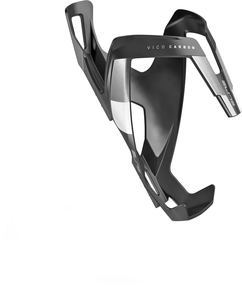 Elite Vico Carbon Bottle Cage Black/White