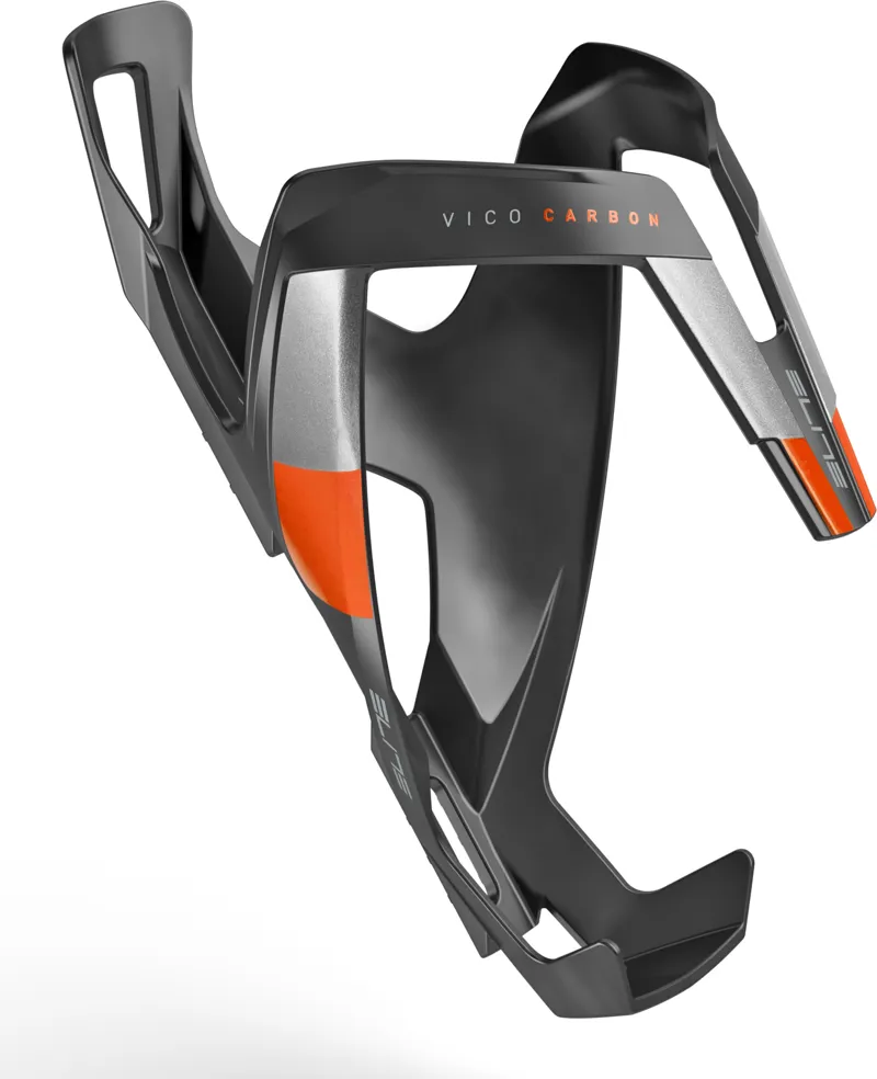 Elite Vico Carbon Bottle Cage Black/Orange