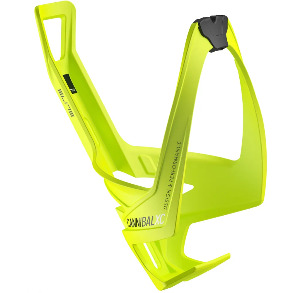 Image of Elite Cannibal XC Bottle Cage Fluorescent Yellow