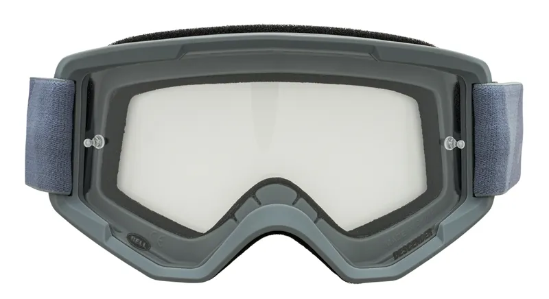 Bell Descender MTB Goggles Outbreak Matte Grey/Dark Grey/Clear Lens-1