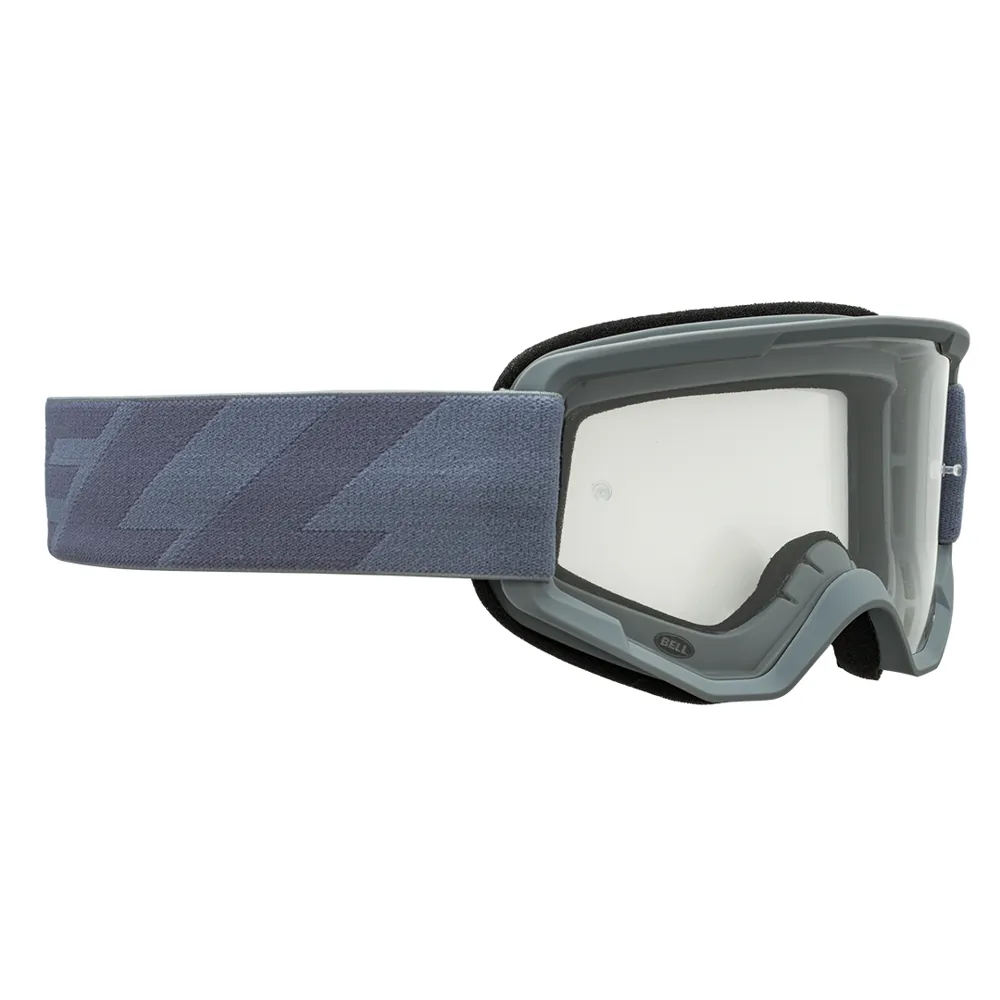 Image of Bell Descender MTB Goggles Outbreak Matte Grey/Dark Grey/Clear Lens