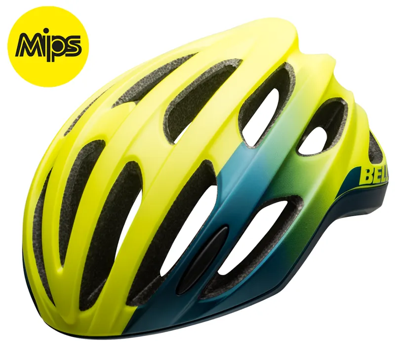Bell Formula LED Mips Road Helmet Matte/Gloss Hi-Viz/Blue