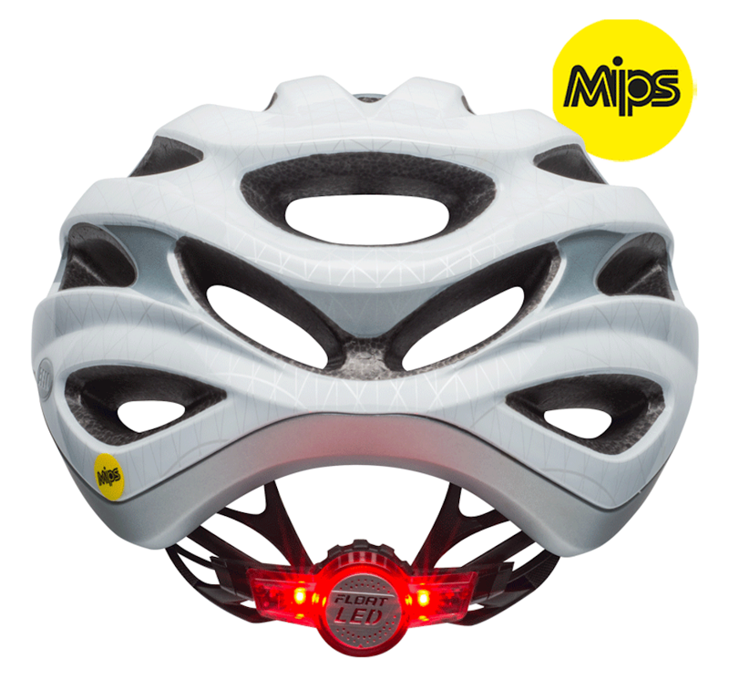Bell Formula LED Mips Road Helmet Slice Matte/Gloss White/Silver-3