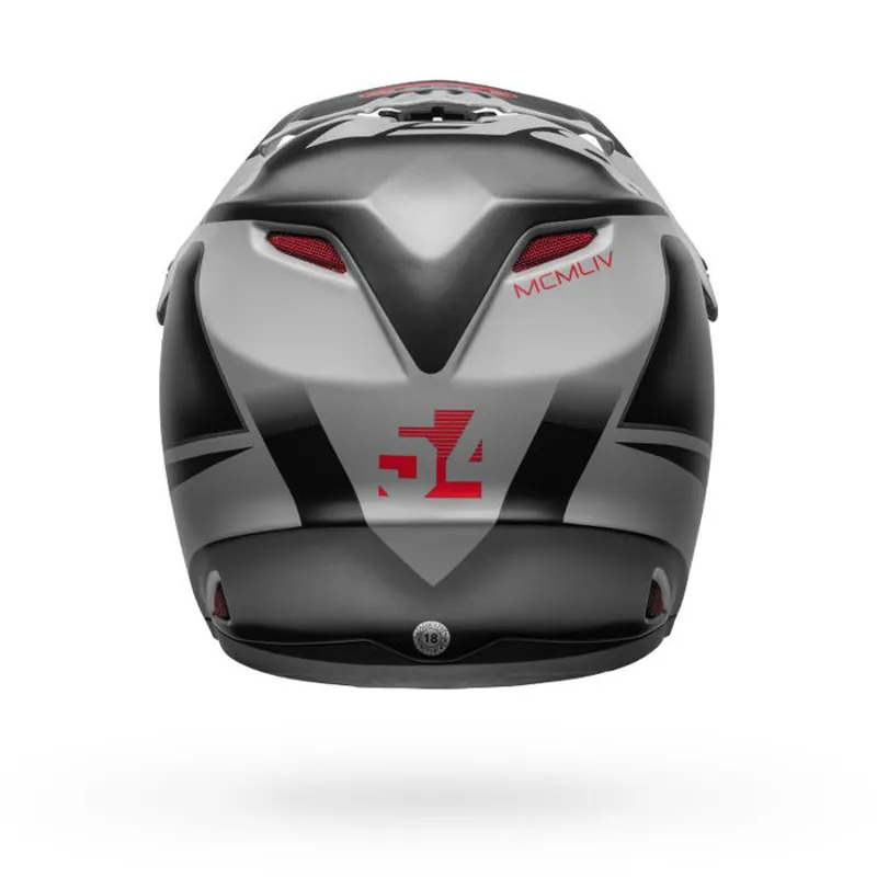 Bell Full-9 Fusion Mips MTB Full Face Helmet Matte Black/Grey/Crimson-4