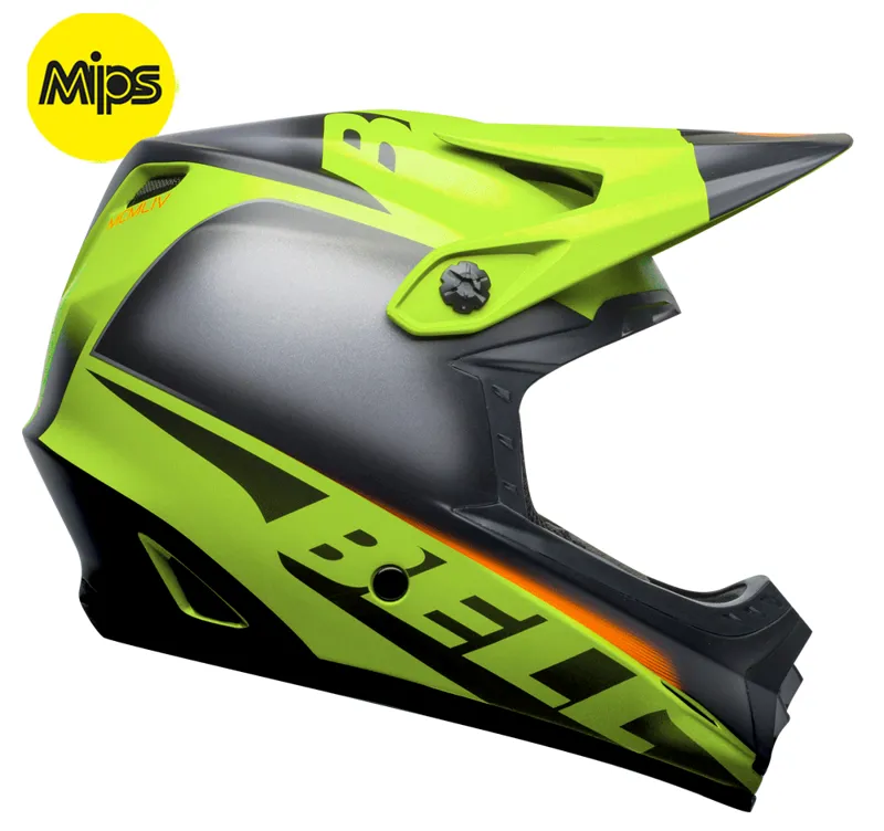 Bell Full-9 Fusion Mips MTB Full Face Helmet Matte Green/Black/Crimson