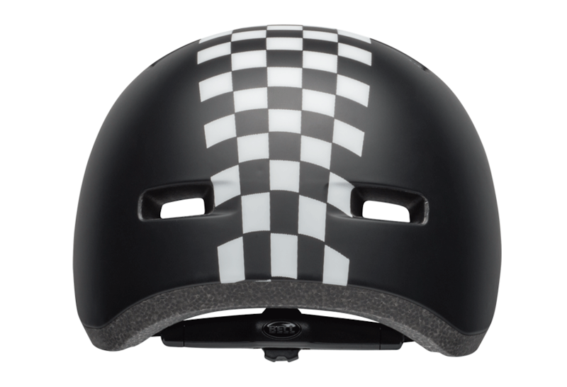Bell Lil Ripper Kids Helmet Checkers Matte Black/White-2