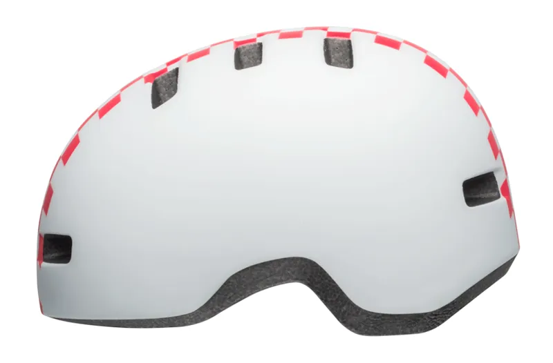 Bell Lil Ripper Kids Helmet Checkers Matte White/Pink-2