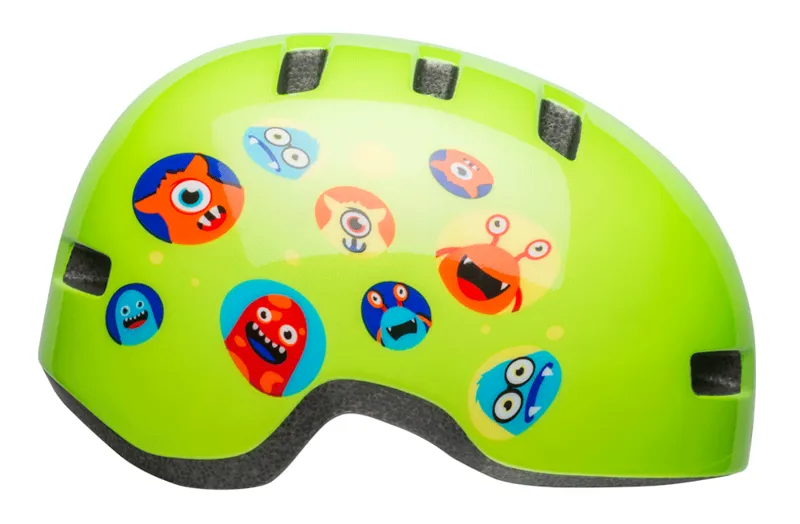 Bell Lil Ripper Kids Helmet Monsters Gloss Green-1