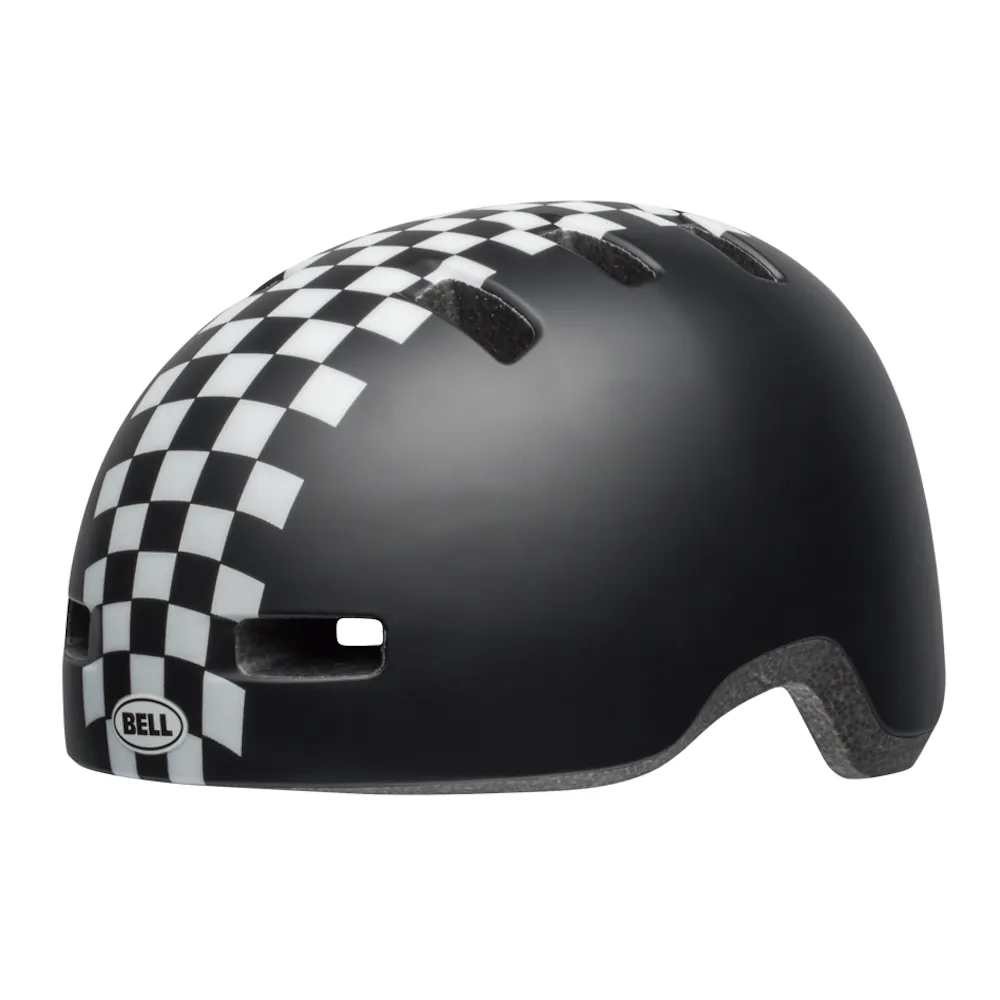 Bell Bell Lil Ripper Toddler Checkers Matte Black/White