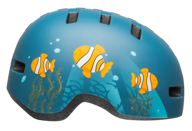 Bell Lil Ripper Toddler Clown Fish Matte Grey/Blue-1