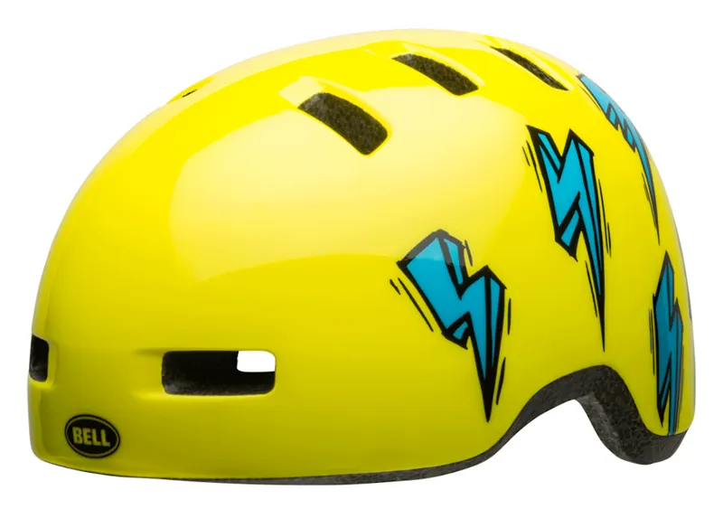 Bell Lil Ripper Toddler Helmet Hi-Vis/Blue Bolt