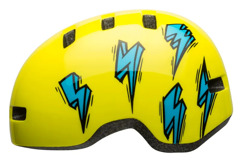 Bell Lil Ripper Toddler Helmet Hi-Vis/Blue Bolt-1