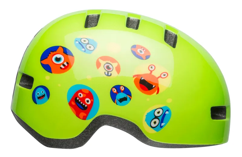 Bell Lil Ripper Toddler Helmet Monsters Gloss Green-1