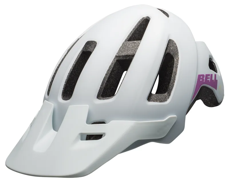 Bell Nomad Womens MTB Helmet Matte White/Purple