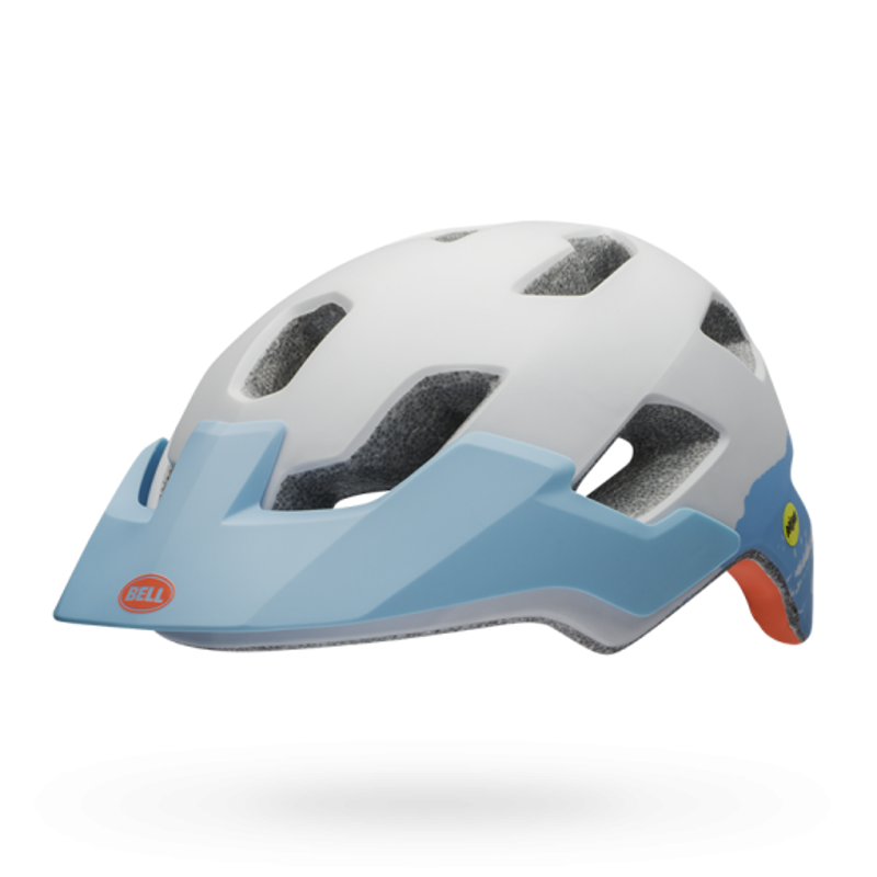 Bell Rush Mips MTB Helmet White/Blue-1