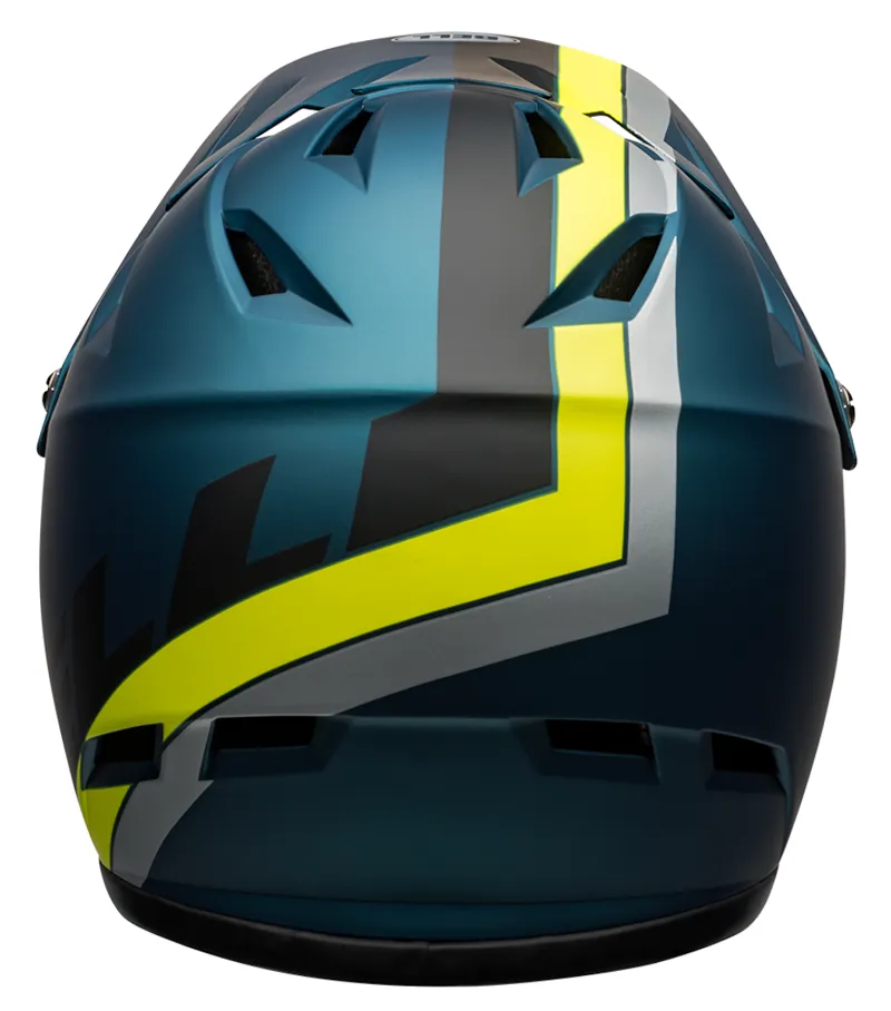 Bell Sanction Full Face MTB Helmet Agility Matte Blue/Hi-Viz-3
