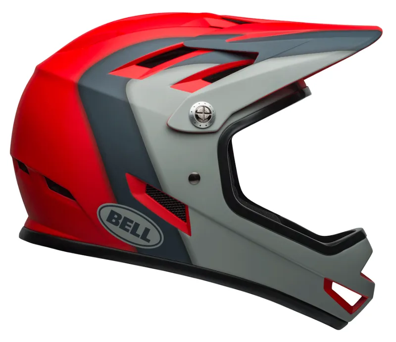 Bell Sanction MTB Full Face Helmet Presences Matte Crimson/Slate/Grey-1