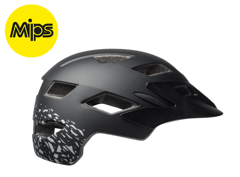 Bell Sidetrack Mips Youth Helmet Black/Silver-1