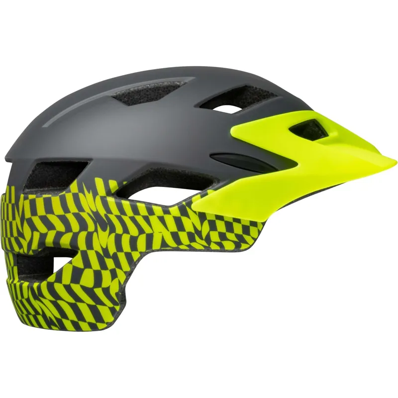Bell Sidetrack Child Helmet Wavy Checks Matt Retina Sear-1