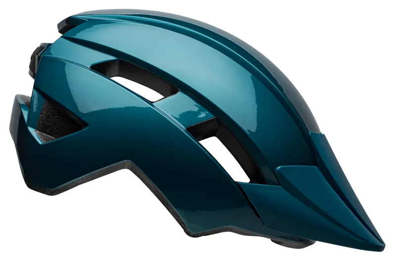 Bell Sidetrack II Youth Helmet Buzz Gloss Blue/Hi-Vis-3
