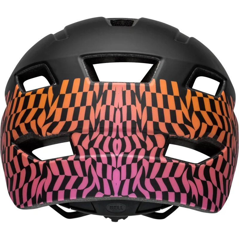 Bell Sidetrack Youth Helmet Wavy Checks Matt Pink-2