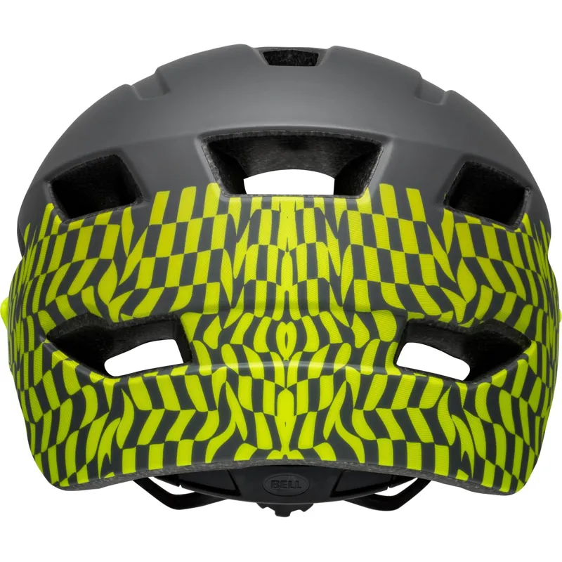 Bell Sidetrack Youth Helmet Wavy Checks Matt Retina Sear-3