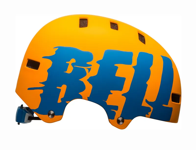 Bell Span Youth BMX Helmet Orange/Blue
