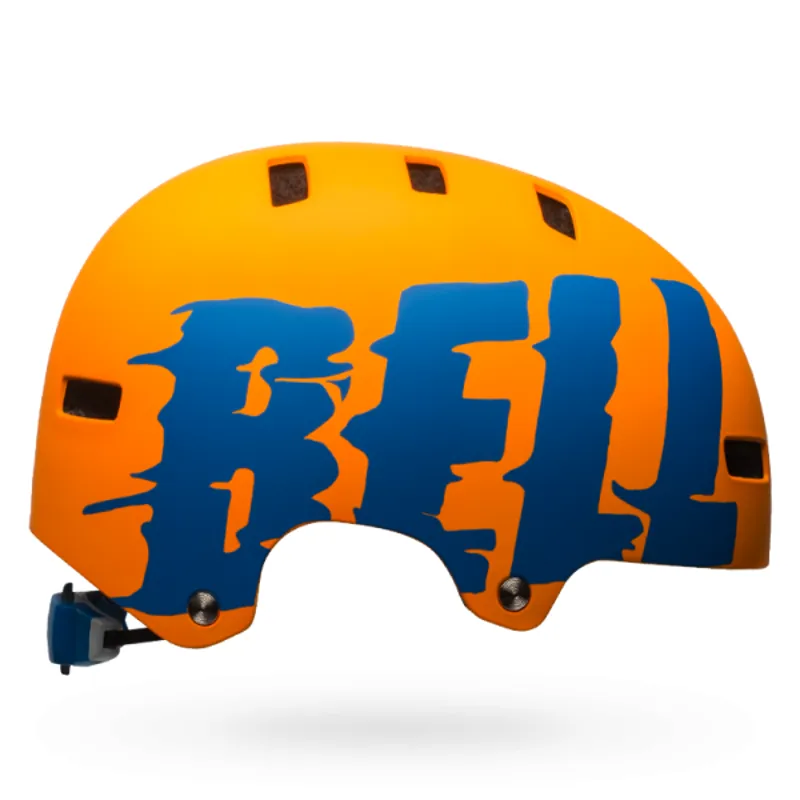 Bell Span Youth BMX Helmet Orange/Blue