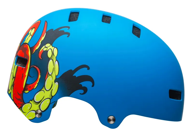 Bell Span Kids BMX Helmet Blue Octopus-2