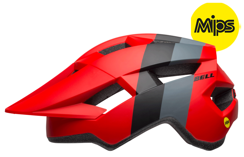 Bell Spark Mips MTB Unisize Helmet Downdraft Crimson/Black-1