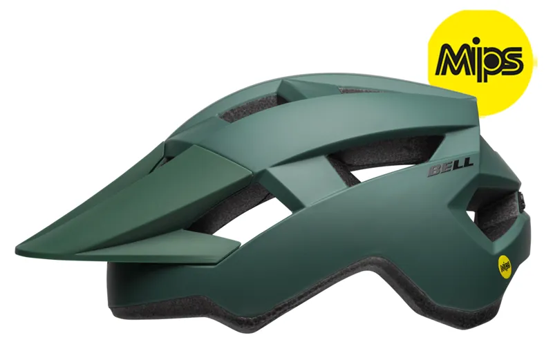 Bell Spark Mips MTB Unisize Helmet Dark Green-1