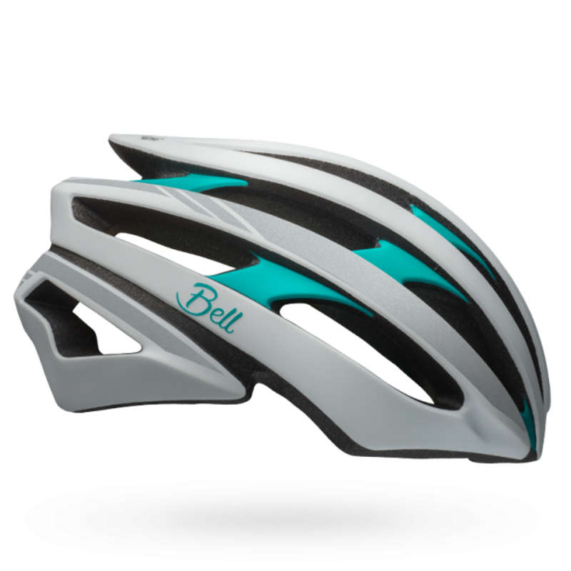 Bell Stratus Joy Ride Mips Womens Road Bike Helmet White/Emerald-3