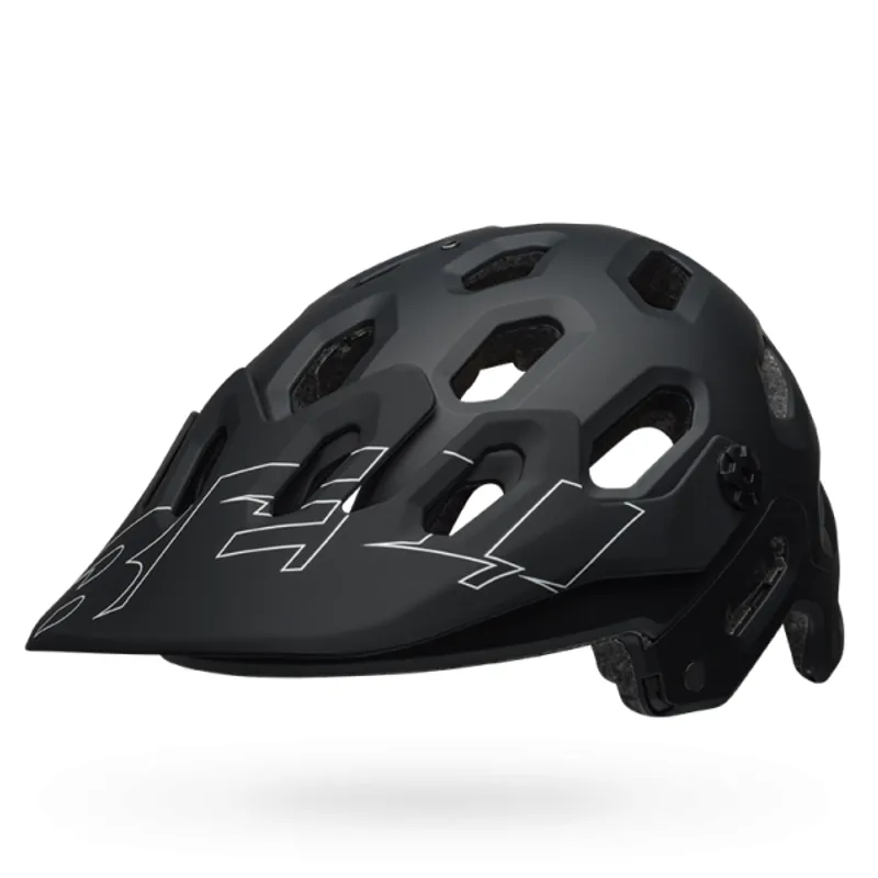 Bell Super 3 Mips MTB Helmet Black/White-1
