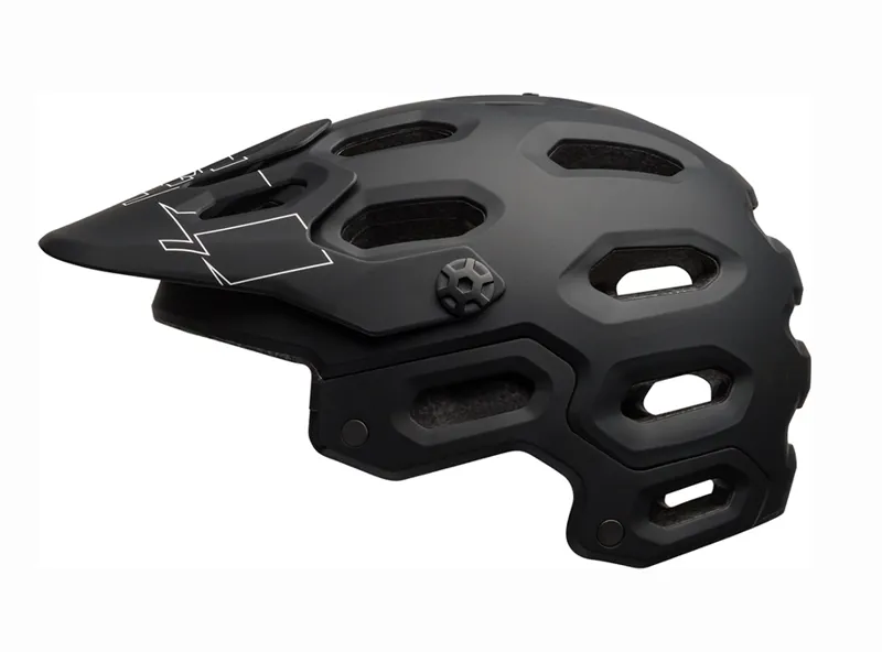 Bell Super 3 MTB Helmet Black/White-1