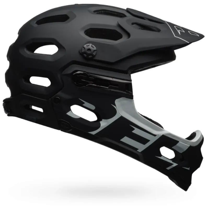 Bell Super 3r Mips Full Face MTB Helmet Black/White-1