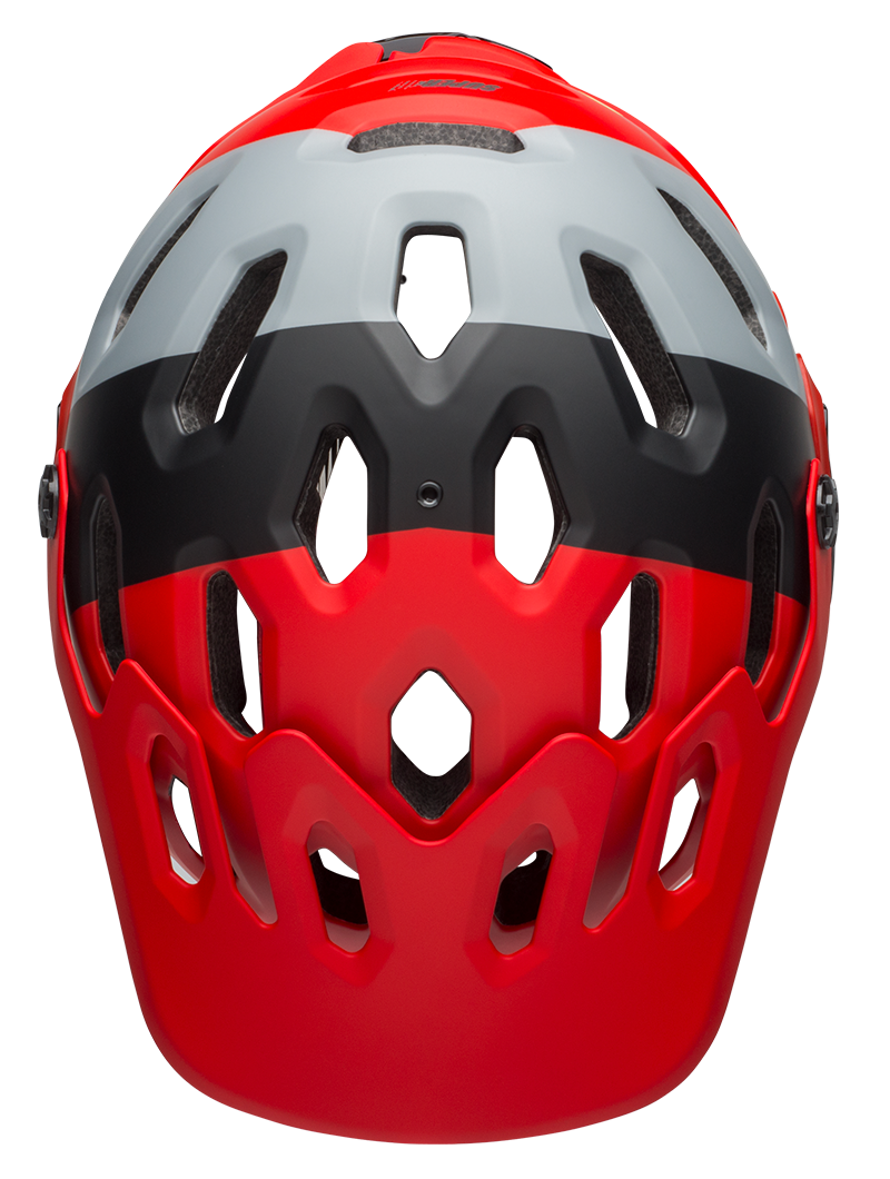 Bell Super 3r Mips Full Face MTB Helmet Downdraft Matte Crimson/Black-5