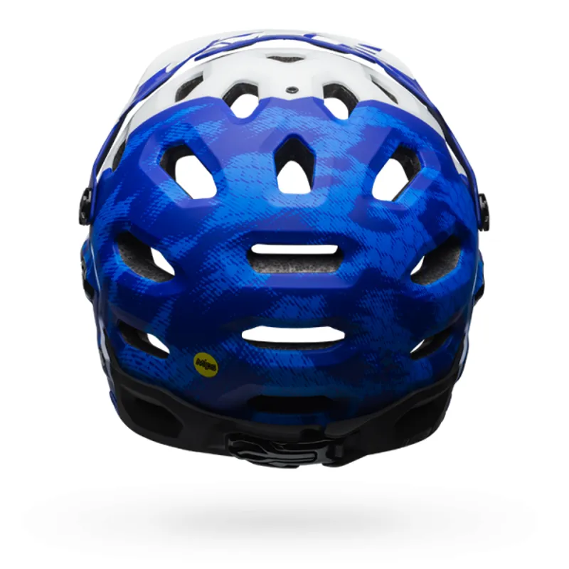 Bell Super 3r Mips Full Face MTB Helmet Blue/White-4