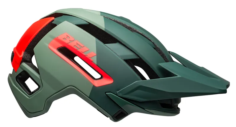 Bell Super Air R Mips MTB Full Face Helmet Matte/Gloss Green/Infrared-4