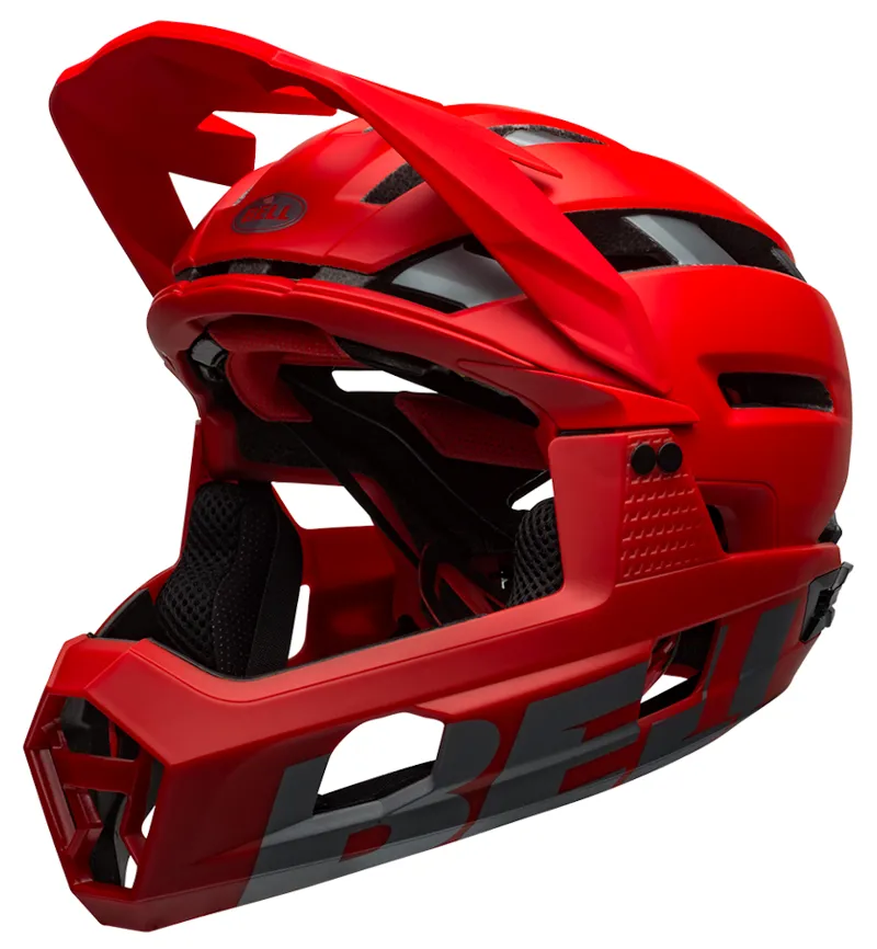 Bell Super Air R Mips MTB Full Face Helmet Matte/Gloss Red/Grey-1