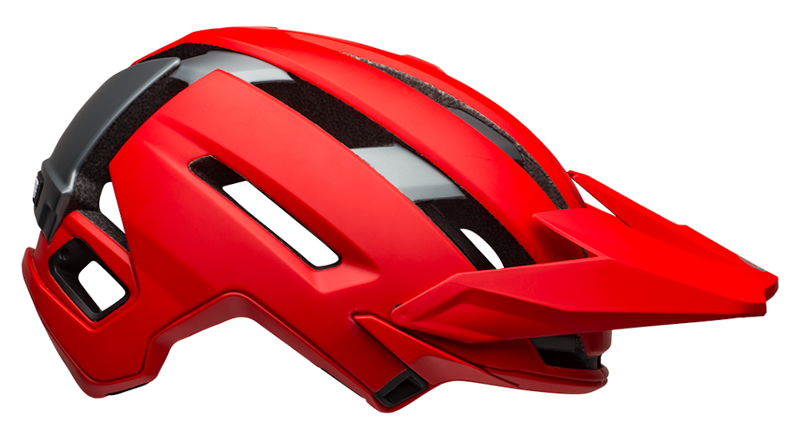 Bell Super Air R Mips MTB Full Face Helmet Matte/Gloss Red/Grey-4