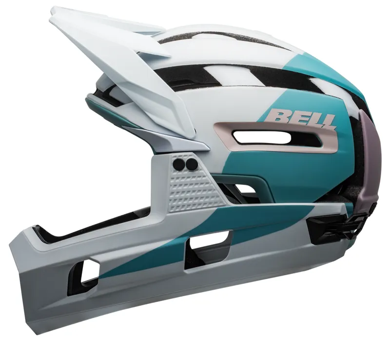 Bell Super Air R Mips MTB Full Face Helmet Matte/Gloss White/Purple-3